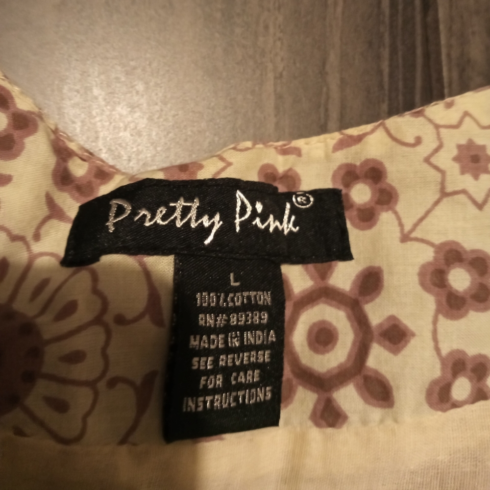 Pretty Pink dress sz Lg - Picture 3 of 4